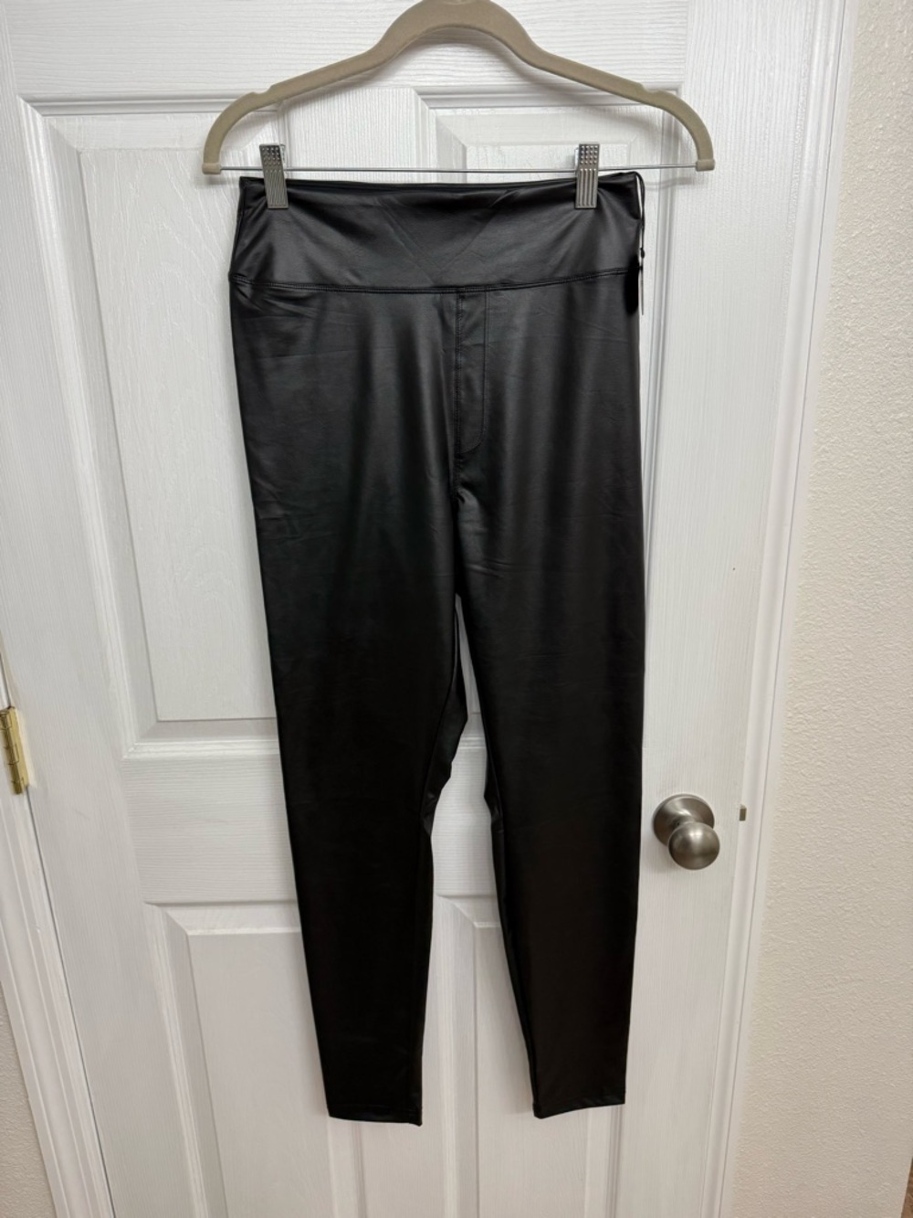 Offline by Aerie High-Waist Black Faux Leather Leggings - Women